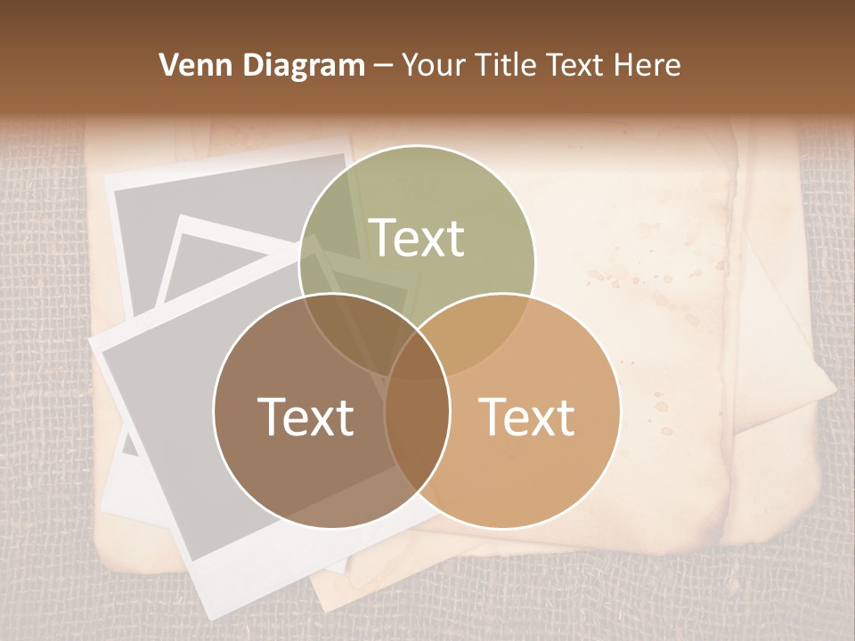 Stack Burnt Worn PowerPoint Template