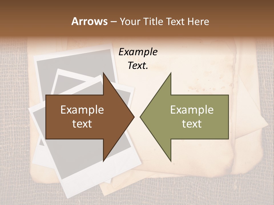 Stack Burnt Worn PowerPoint Template