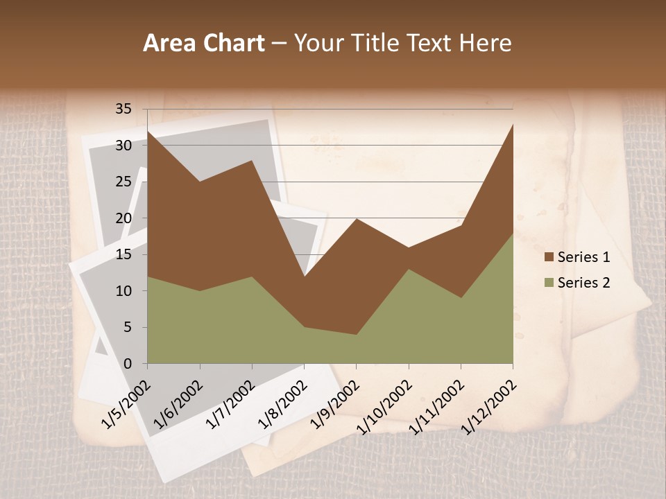 Stack Burnt Worn PowerPoint Template