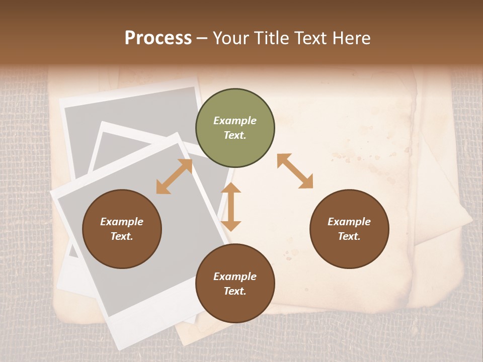 Stack Burnt Worn PowerPoint Template