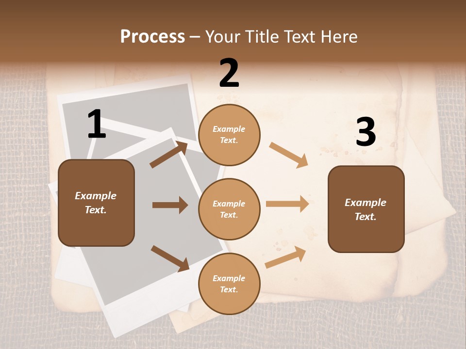 Stack Burnt Worn PowerPoint Template