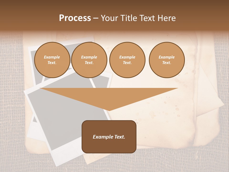 Stack Burnt Worn PowerPoint Template