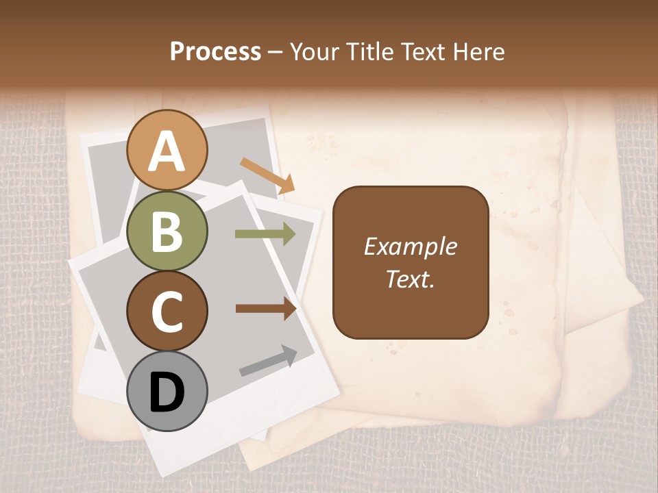 Stack Burnt Worn PowerPoint Template