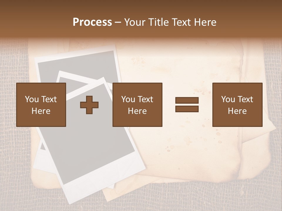 Stack Burnt Worn PowerPoint Template