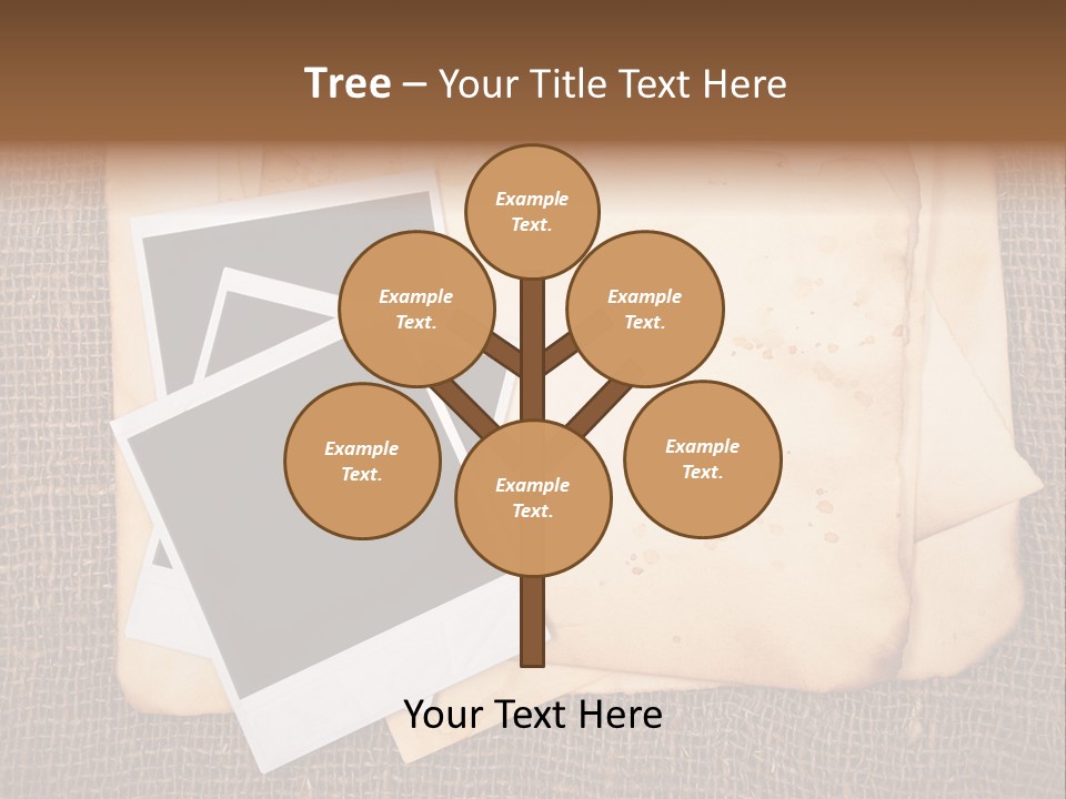 Stack Burnt Worn PowerPoint Template