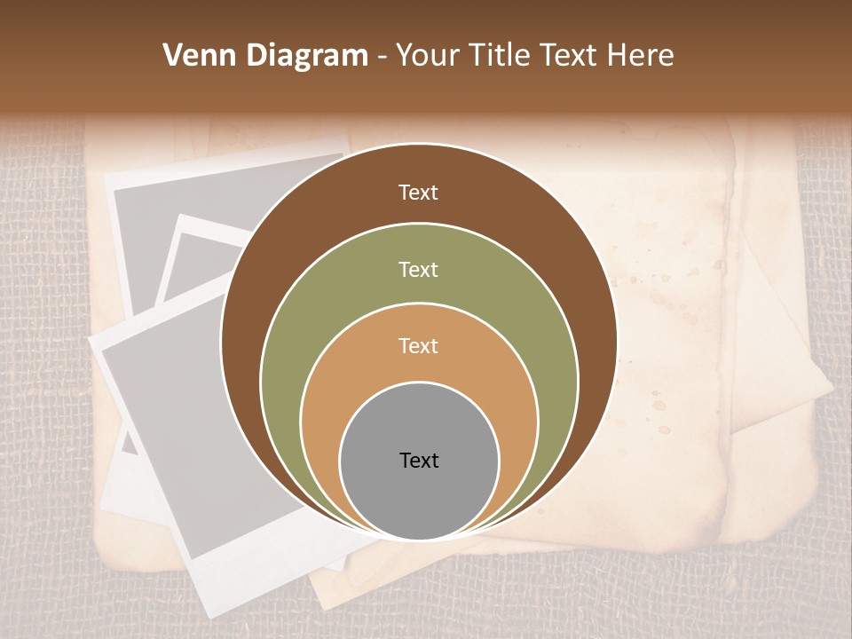 Stack Burnt Worn PowerPoint Template