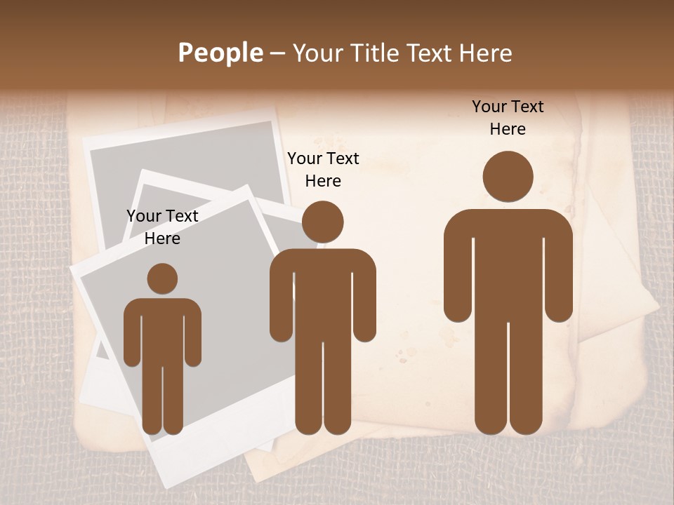 Stack Burnt Worn PowerPoint Template