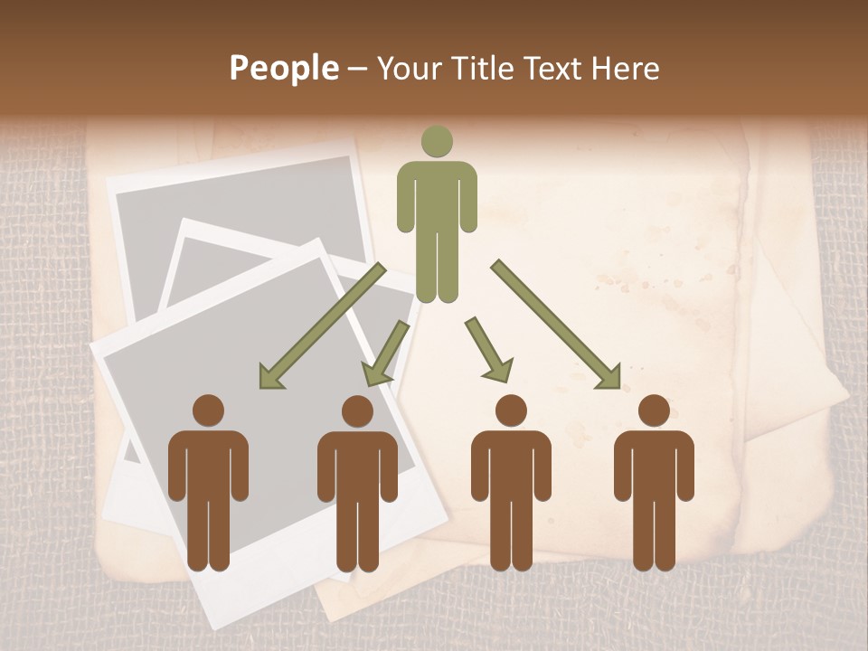 Stack Burnt Worn PowerPoint Template