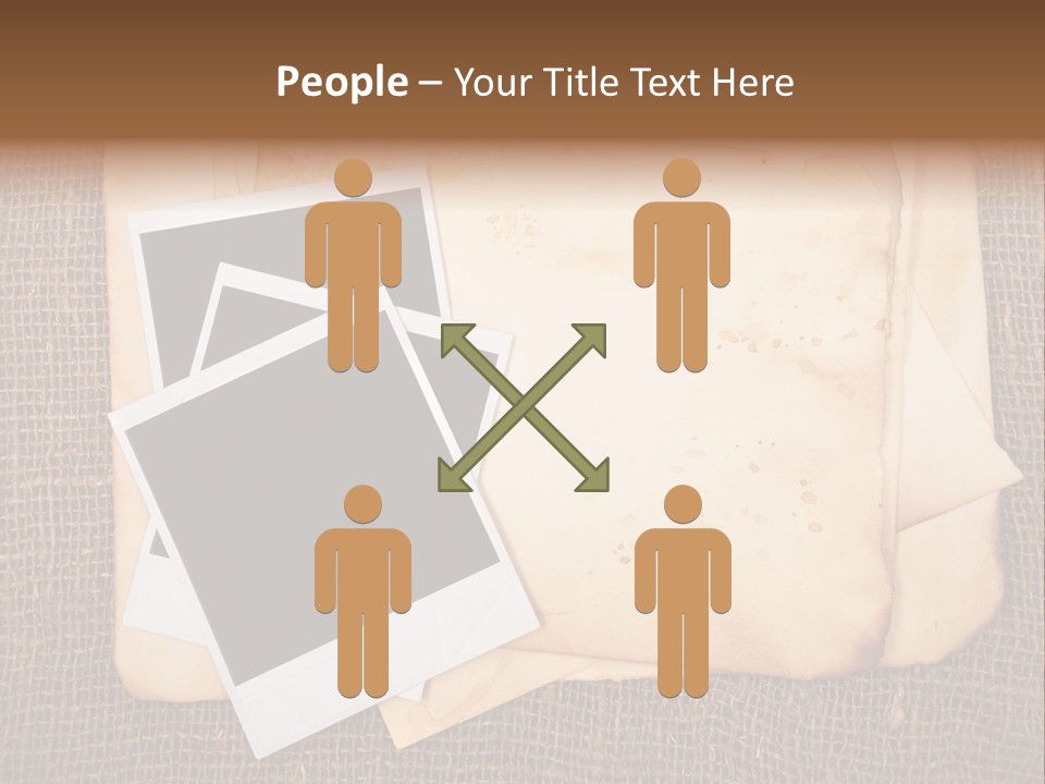 Stack Burnt Worn PowerPoint Template