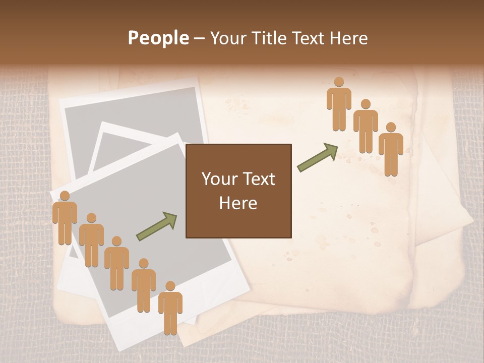 Stack Burnt Worn PowerPoint Template