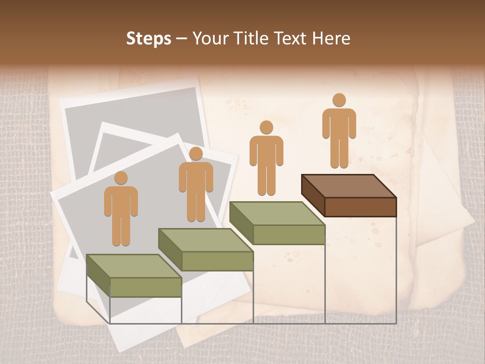 Stack Burnt Worn PowerPoint Template