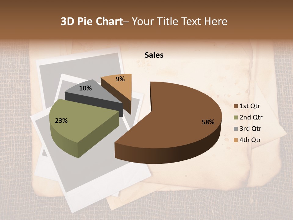Stack Burnt Worn PowerPoint Template
