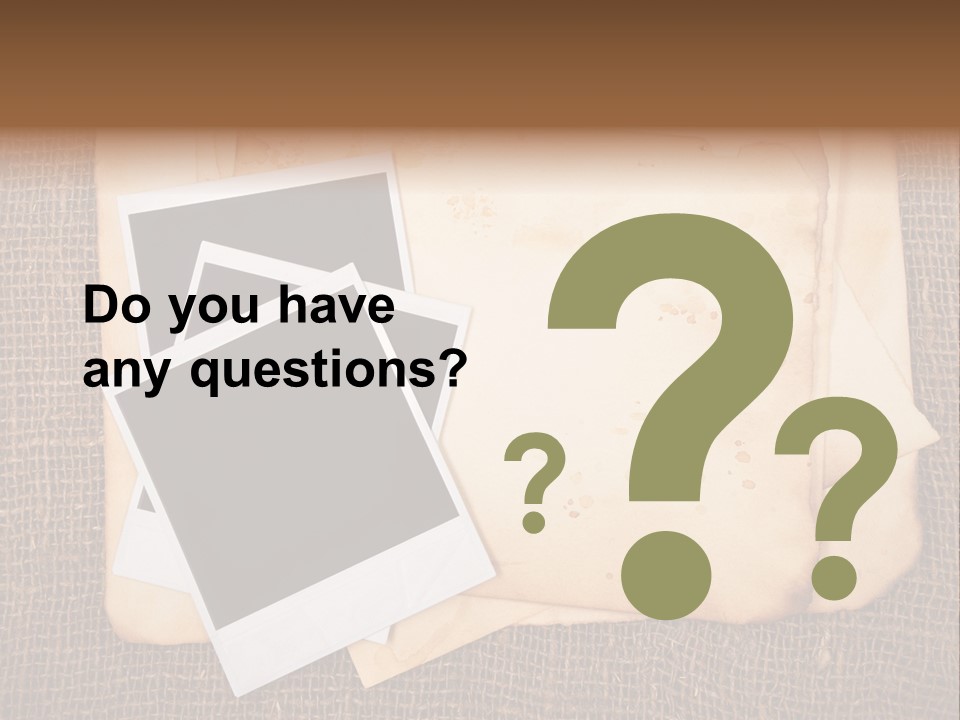 Stack Burnt Worn PowerPoint Template