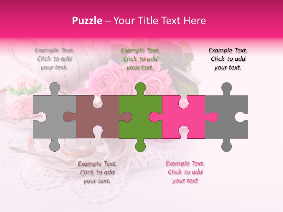 Jug Colorful Tea PowerPoint Template