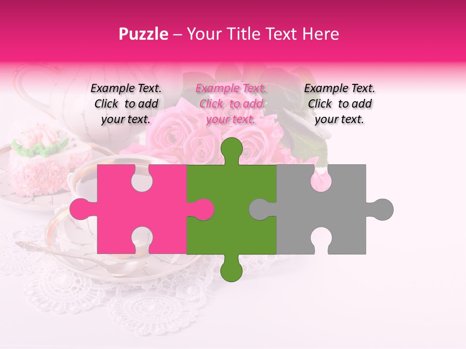 Jug Colorful Tea PowerPoint Template