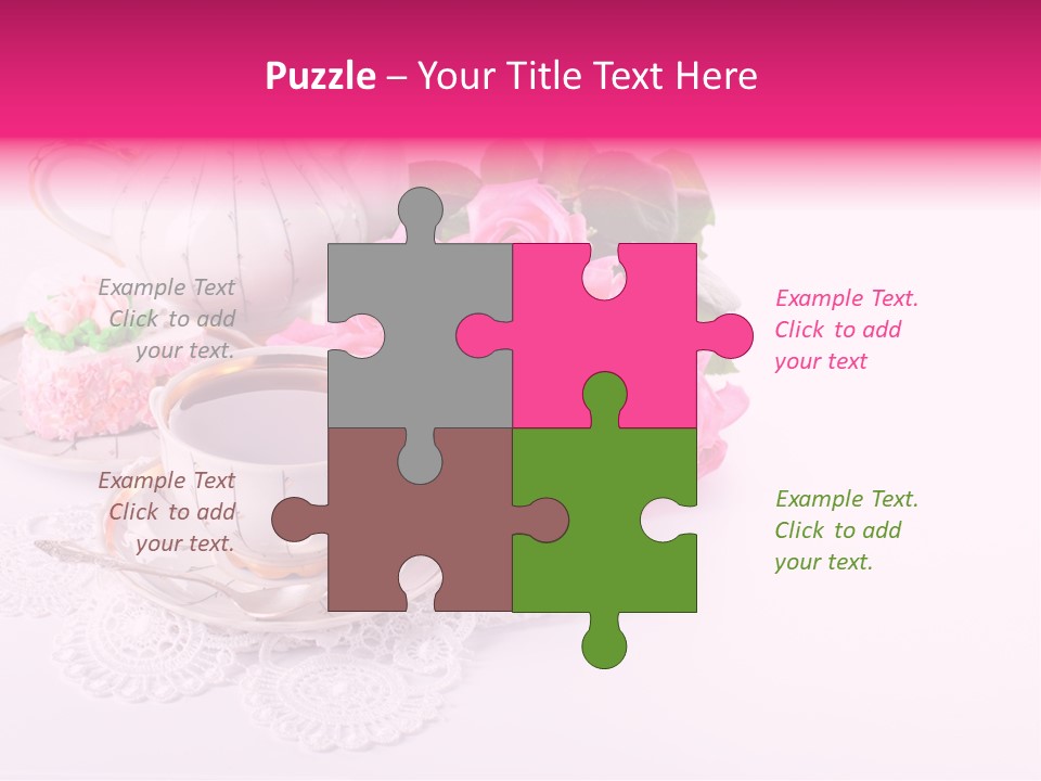 Jug Colorful Tea PowerPoint Template