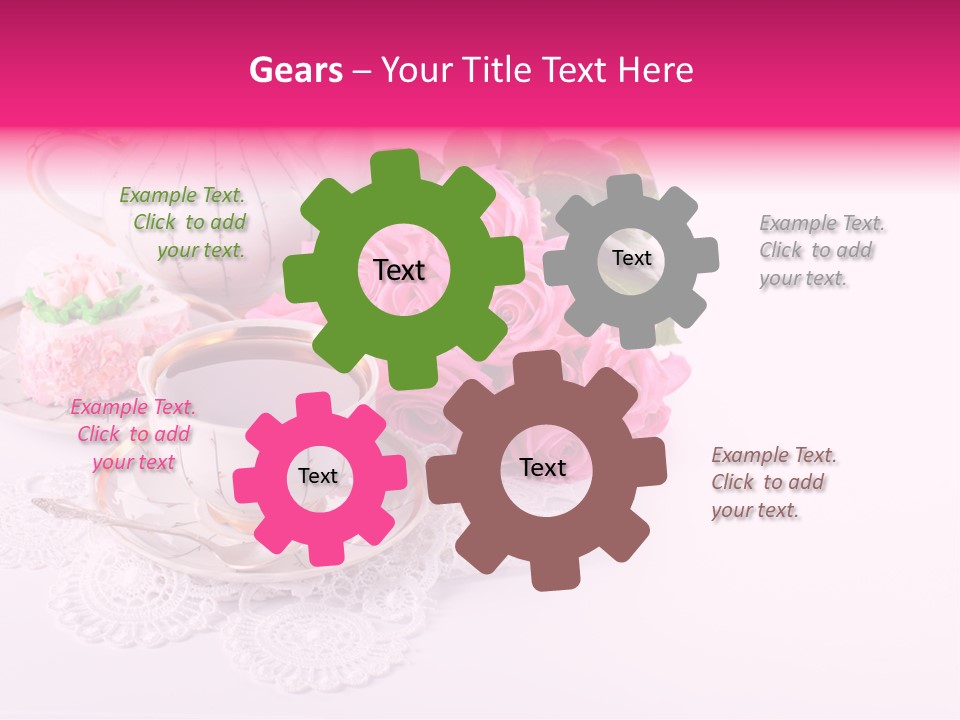 Jug Colorful Tea PowerPoint Template