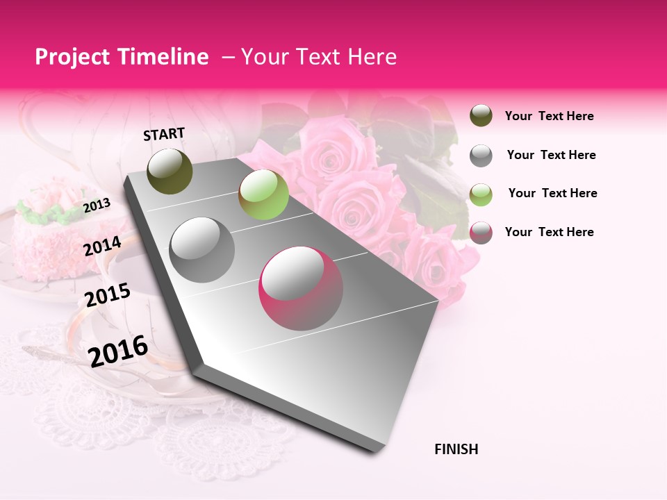 Jug Colorful Tea PowerPoint Template