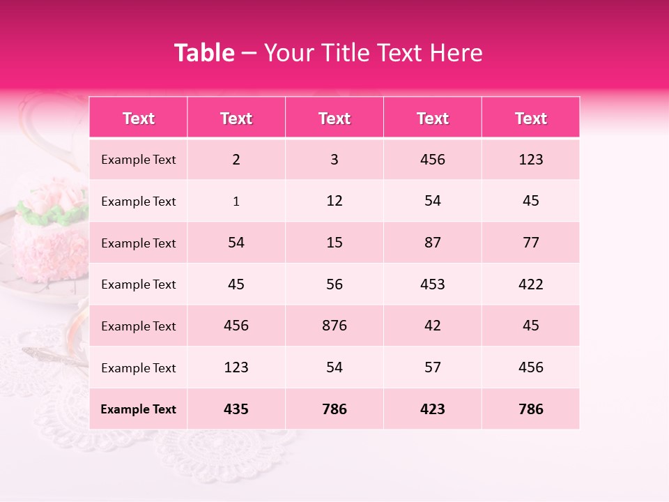 Jug Colorful Tea PowerPoint Template