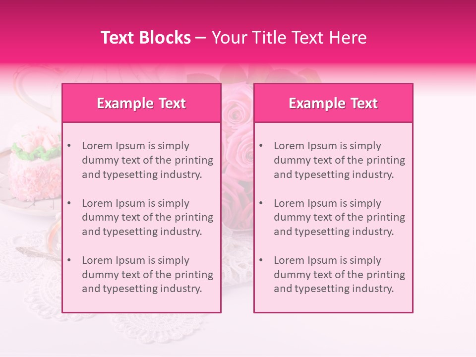 Jug Colorful Tea PowerPoint Template