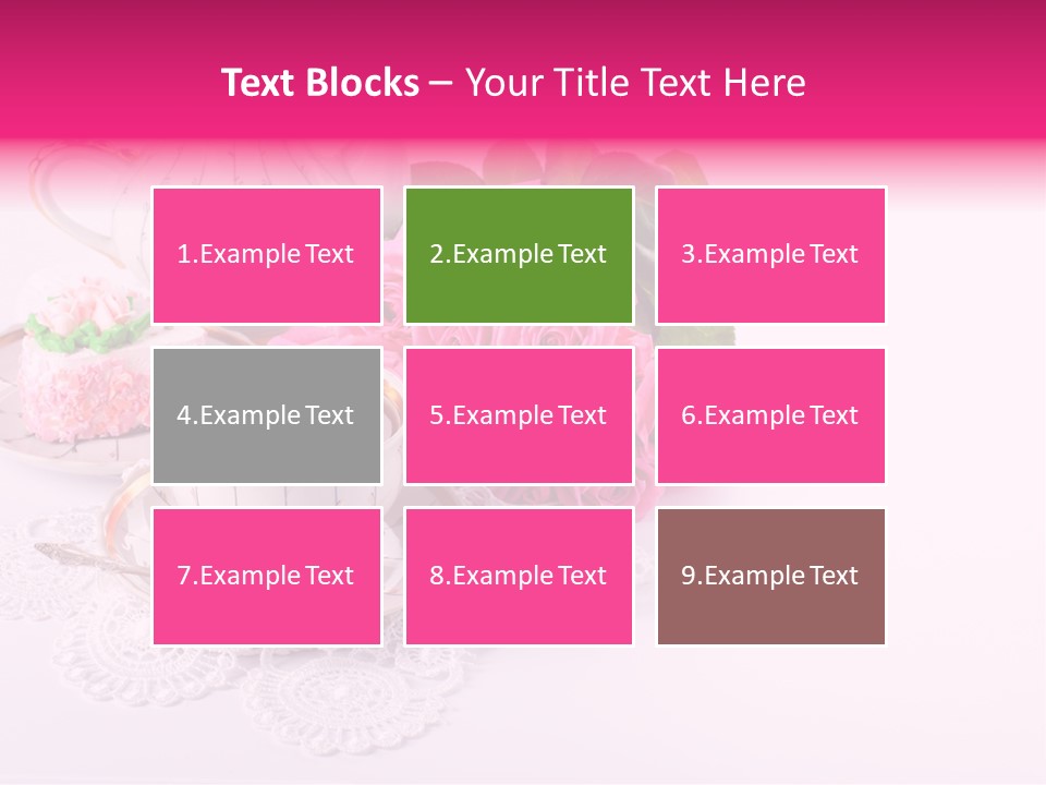 Jug Colorful Tea PowerPoint Template