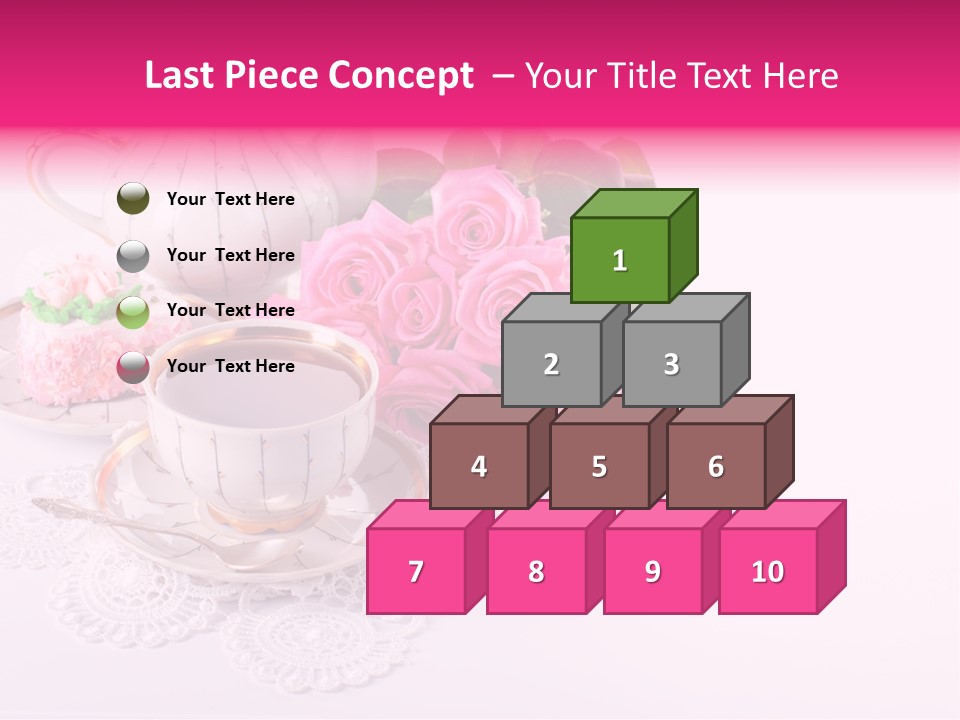 Jug Colorful Tea PowerPoint Template