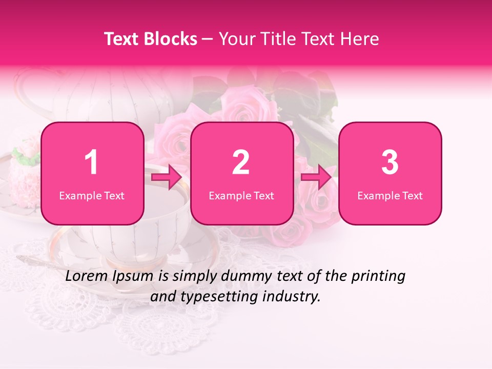 Jug Colorful Tea PowerPoint Template