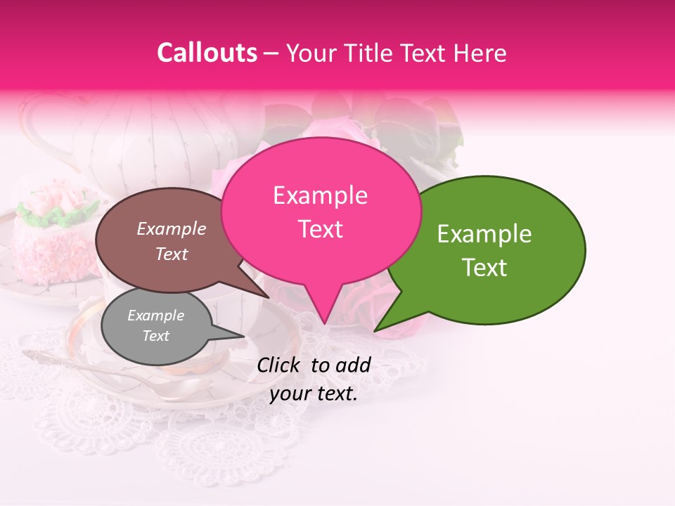 Jug Colorful Tea PowerPoint Template