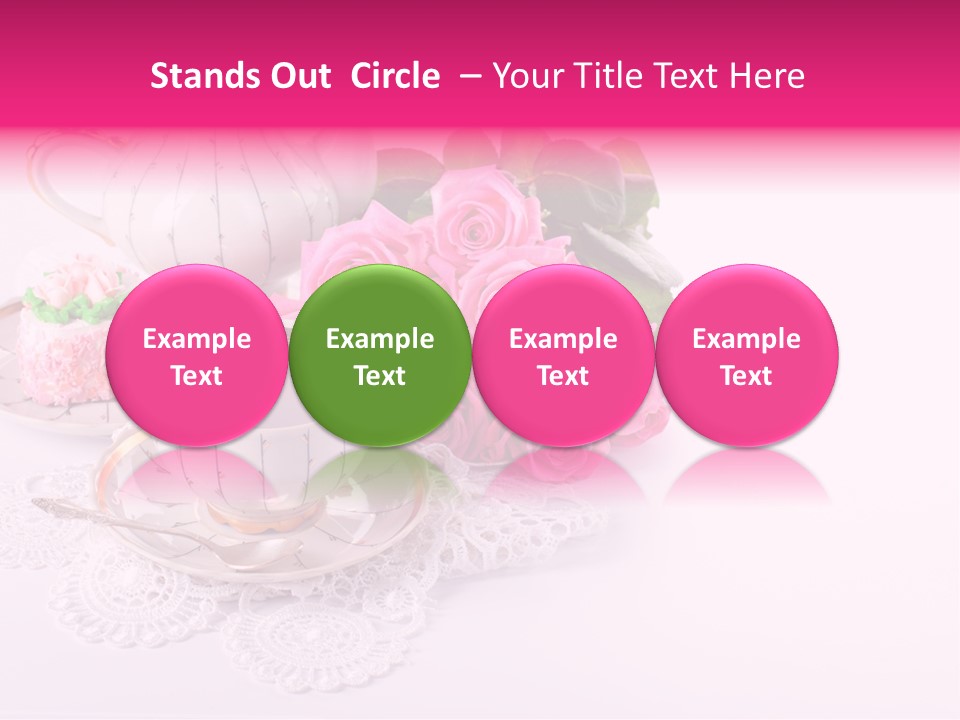 Jug Colorful Tea PowerPoint Template