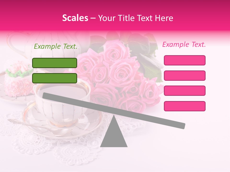 Jug Colorful Tea PowerPoint Template