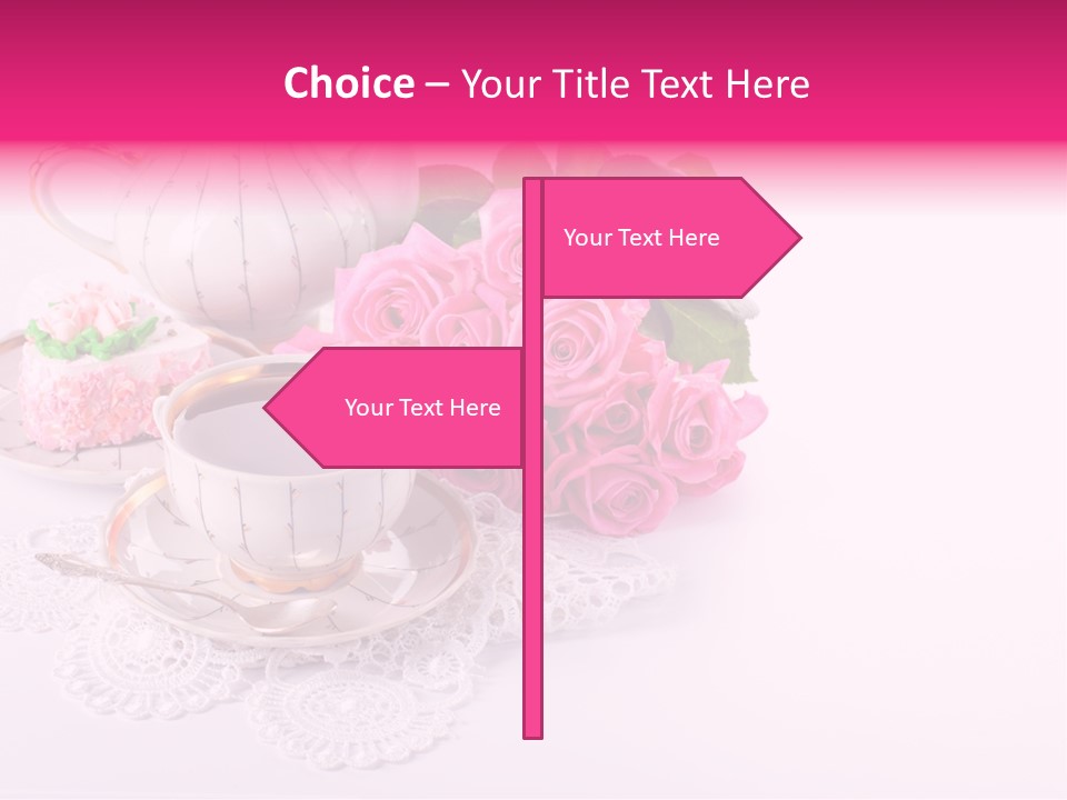 Jug Colorful Tea PowerPoint Template