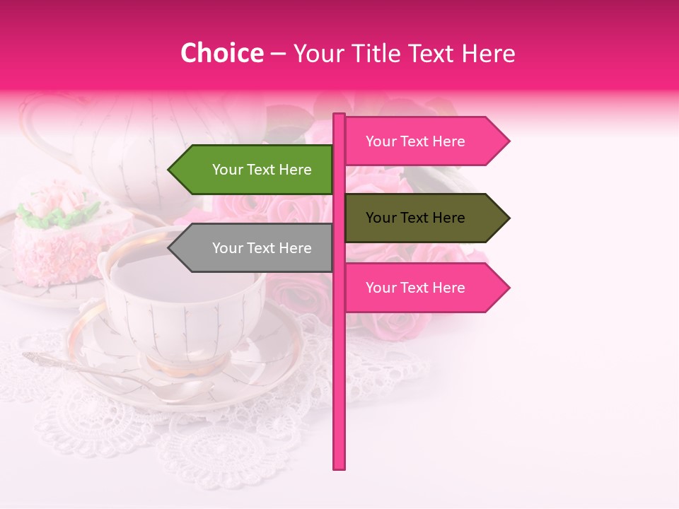 Jug Colorful Tea PowerPoint Template