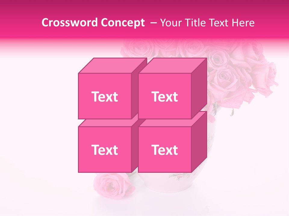 Romance Ummer Flower PowerPoint Template