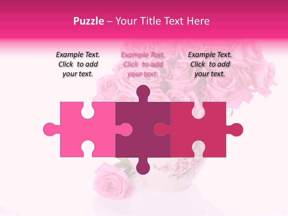 Romance Ummer Flower PowerPoint Template