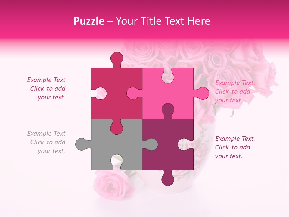 Romance Ummer Flower PowerPoint Template