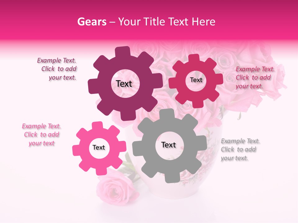 Romance Ummer Flower PowerPoint Template