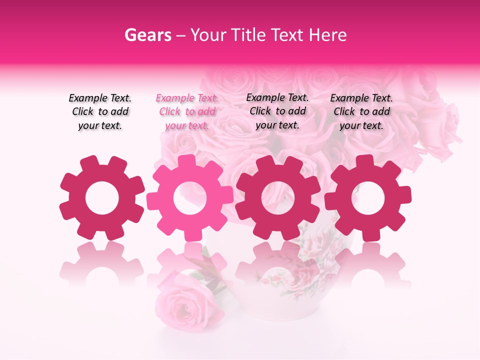 Romance Ummer Flower PowerPoint Template