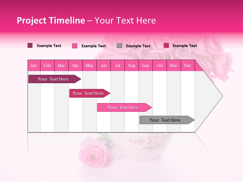 Romance Ummer Flower PowerPoint Template