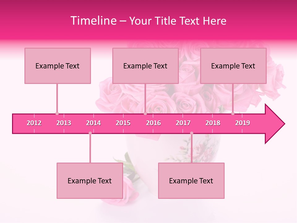Romance Ummer Flower PowerPoint Template