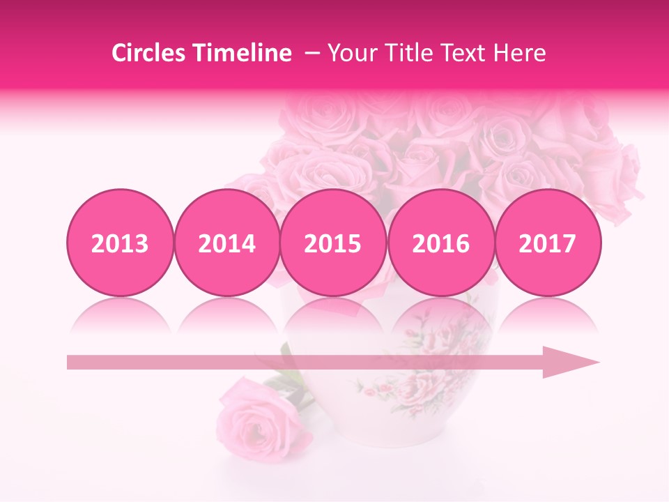 Romance Ummer Flower PowerPoint Template