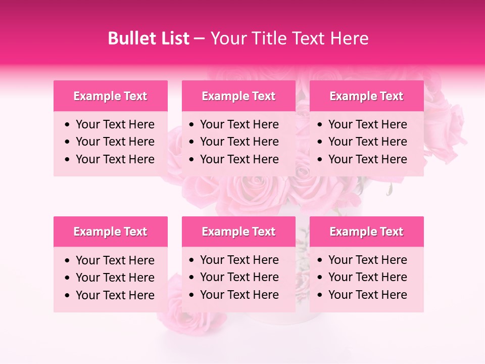 Romance Ummer Flower PowerPoint Template