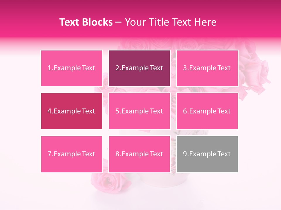 Romance Ummer Flower PowerPoint Template