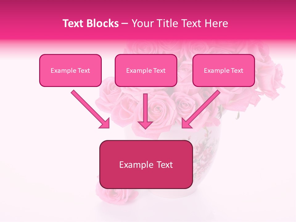 Romance Ummer Flower PowerPoint Template