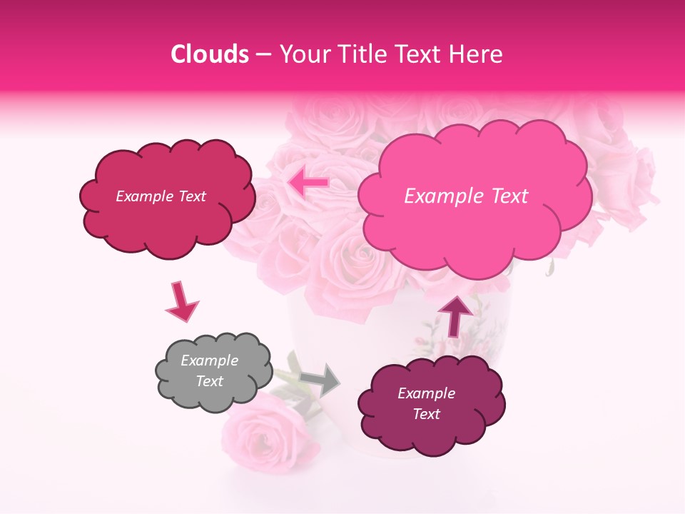 Romance Ummer Flower PowerPoint Template