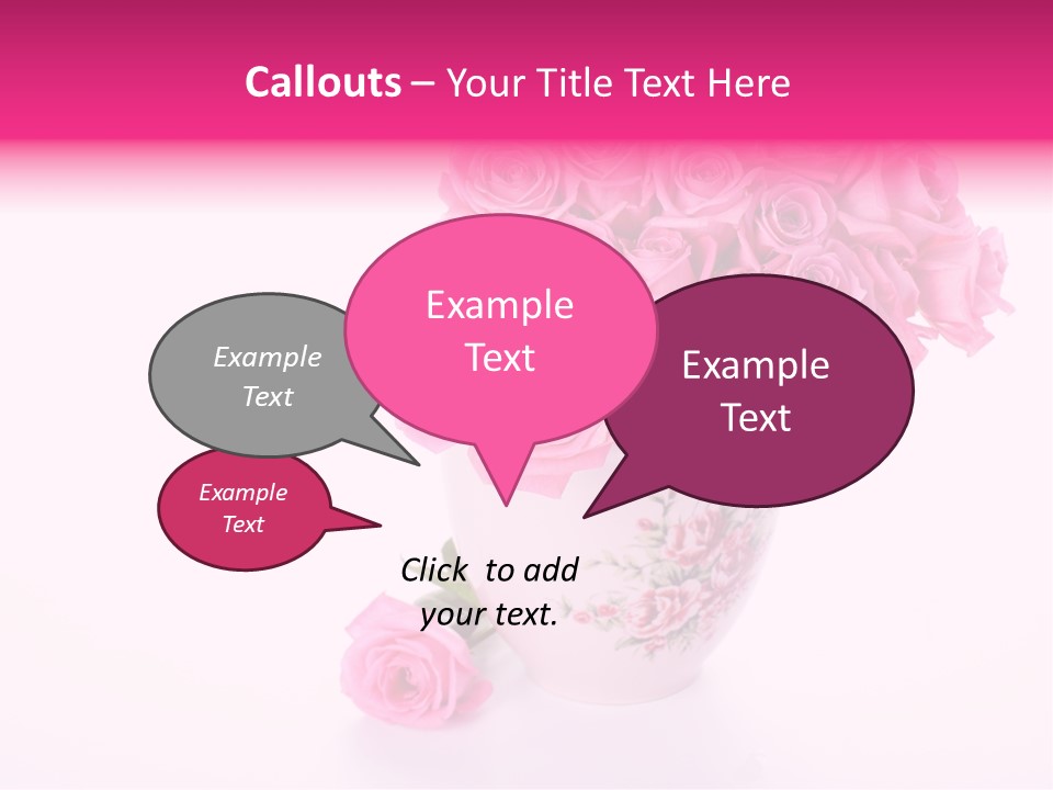 Romance Ummer Flower PowerPoint Template