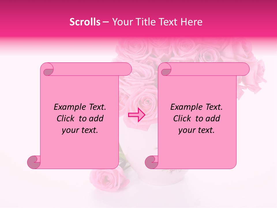 Romance Ummer Flower PowerPoint Template