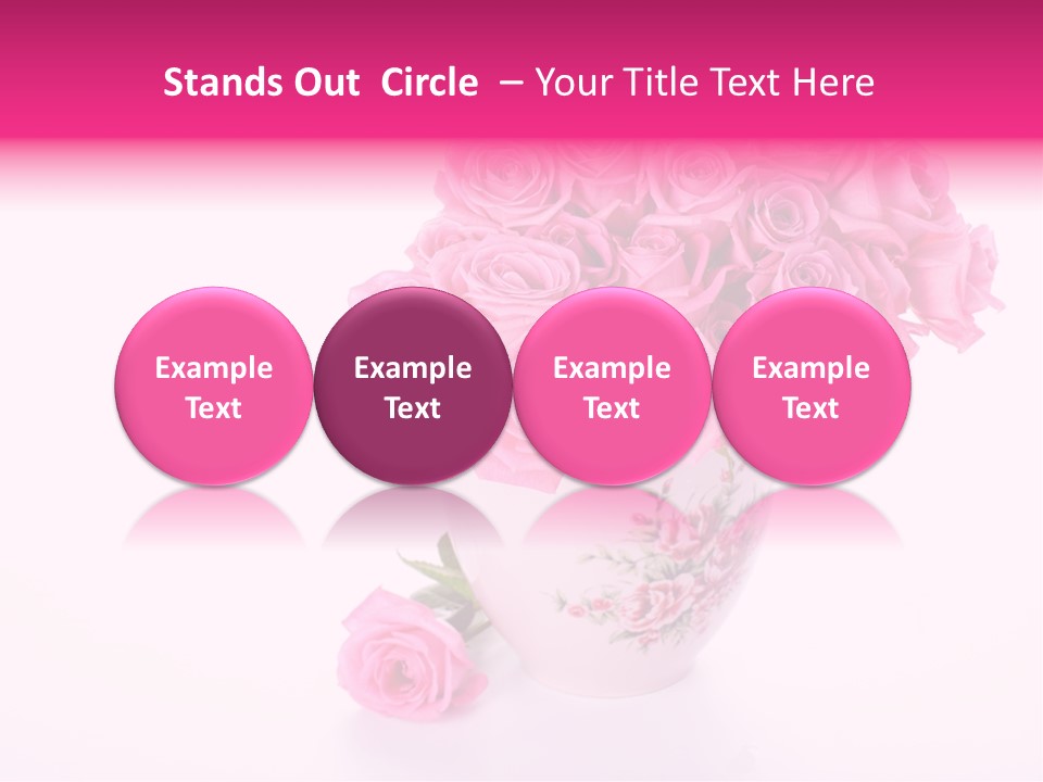Romance Ummer Flower PowerPoint Template