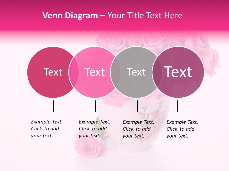 Romance Ummer Flower PowerPoint Template