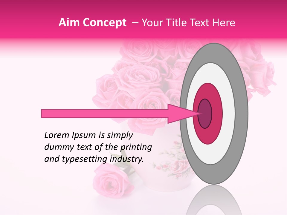 Romance Ummer Flower PowerPoint Template