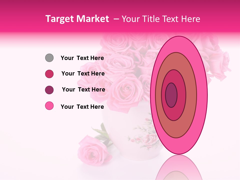 Romance Ummer Flower PowerPoint Template